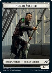 Human Soldier (004) // Zombie Double-sided Token [Commander 2020] | Tacoma Games