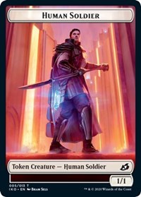 Human Soldier (005) // Zombie Double-sided Token [Commander 2020] | Tacoma Games