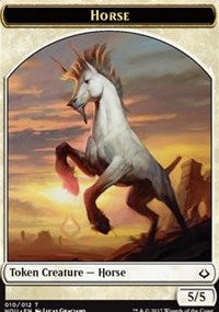 Horse // Zombie Double-sided Token [Hour of Devastation Tokens] | Tacoma Games