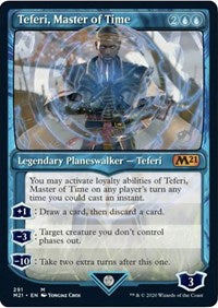 Teferi, Master of Time (Showcase) (291) [Core Set 2021] | Tacoma Games