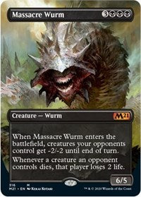 Massacre Wurm (Alternate Art) [Core Set 2021] | Tacoma Games