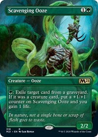 Scavenging Ooze (Alternate Art) [Core Set 2021] | Tacoma Games