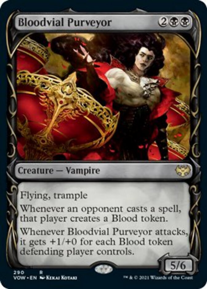 Bloodvial Purveyor (Showcase Fang Frame) [Innistrad: Crimson Vow] | Tacoma Games