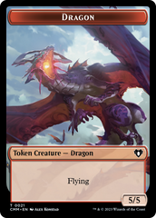 Eldrazi Spawn // Dragon (0021) Double-Sided Token [Commander Masters Tokens] | Tacoma Games