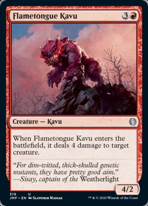 Flametongue Kavu [Jumpstart] | Tacoma Games