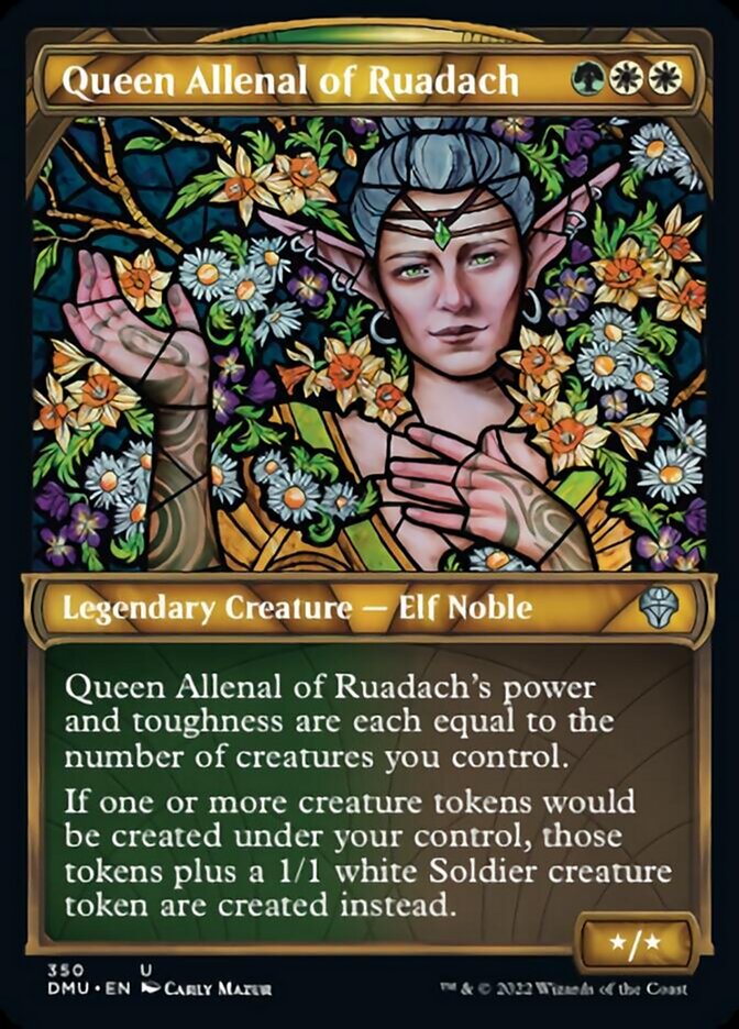 Queen Allenal of Ruadach (Showcase Textured) [Dominaria United] | Tacoma Games