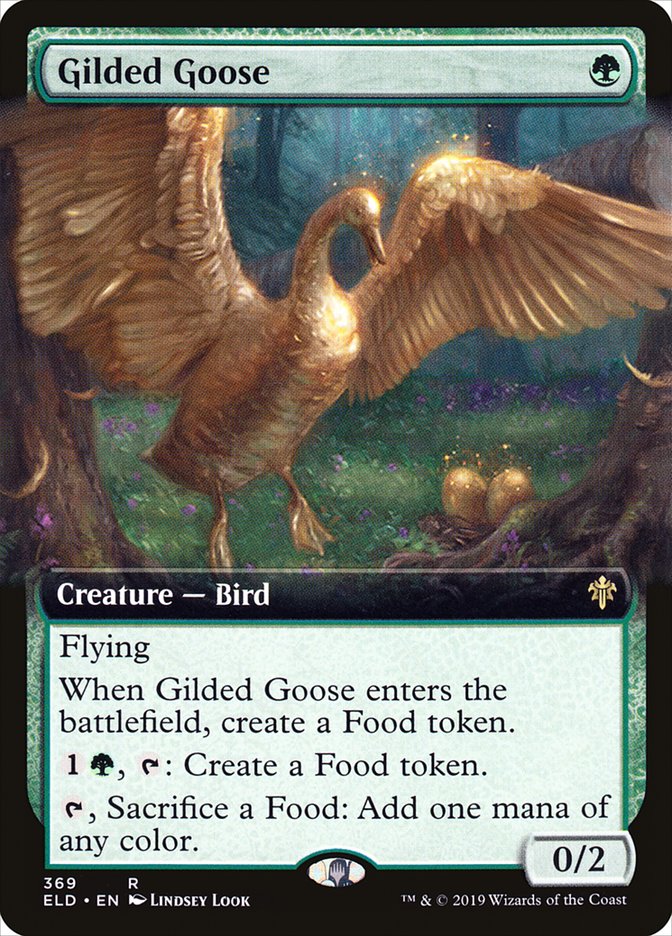 Gilded Goose (Extended Art) [Throne of Eldraine] | Tacoma Games