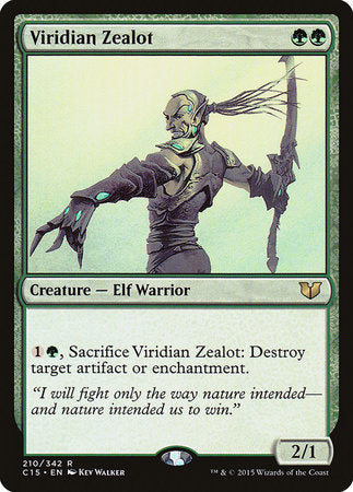Viridian Zealot [Commander 2015] | Tacoma Games