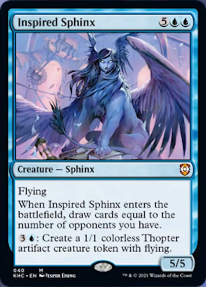 Inspired Sphinx [Kaldheim Commander] | Tacoma Games