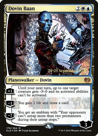 Dovin Baan [Kaladesh Promos] | Tacoma Games