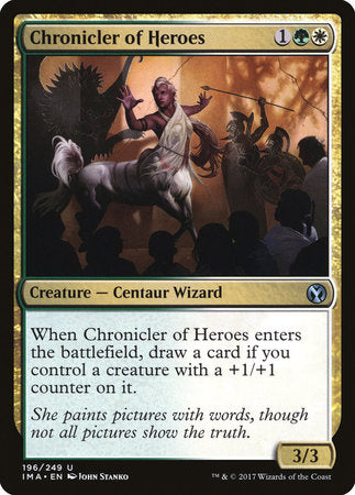 Chronicler of Heroes [Iconic Masters] | Tacoma Games