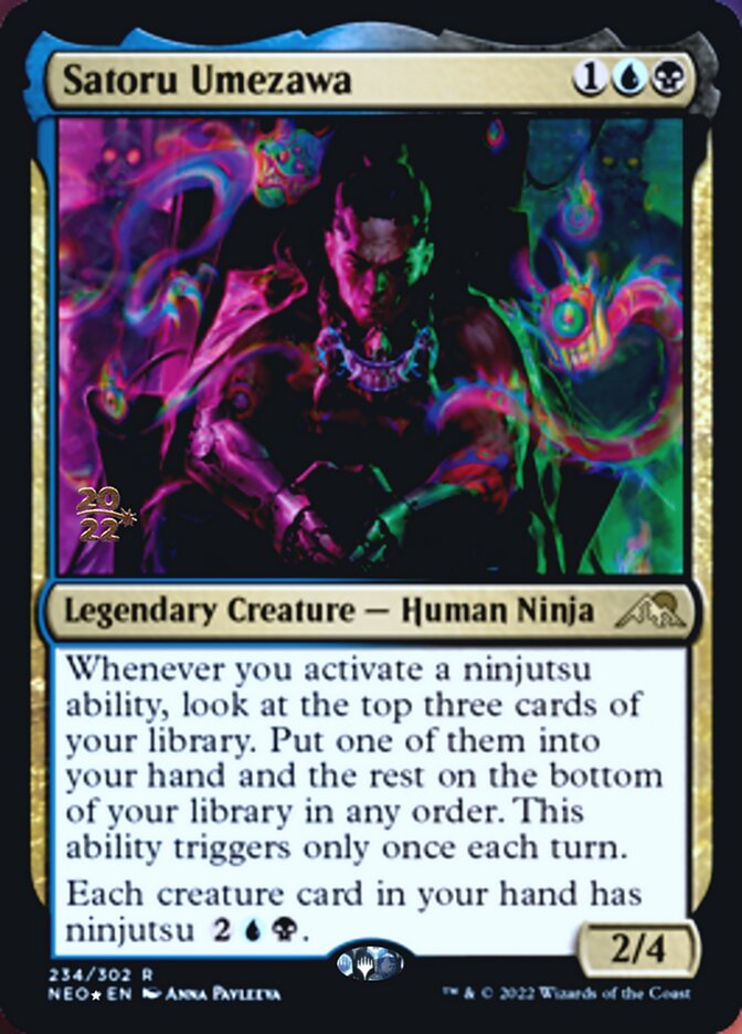 Satoru Umezawa [Kamigawa: Neon Dynasty Prerelease Promos] | Tacoma Games