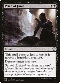 Price of Fame [Zendikar Rising Commander] | Tacoma Games