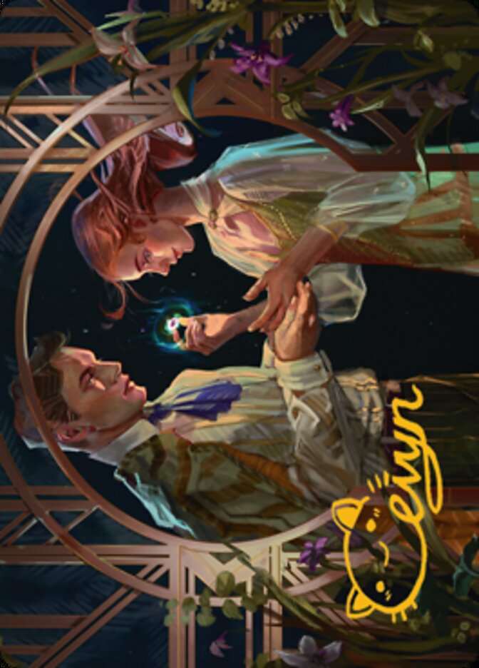 Prosperous Partnership Art Card (Gold-Stamped Signature) [Streets of New Capenna Art Series] | Tacoma Games