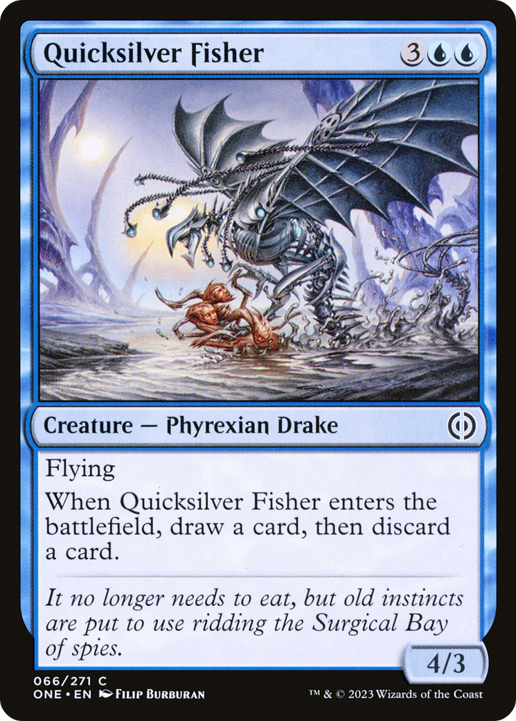 Quicksilver Fisher [Phyrexia: All Will Be One] | Tacoma Games