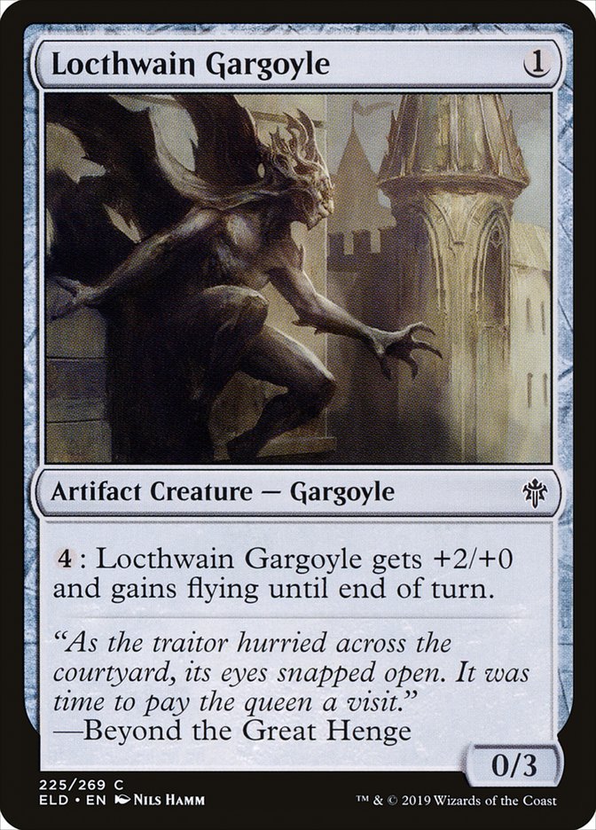 Locthwain Gargoyle [Throne of Eldraine] | Tacoma Games