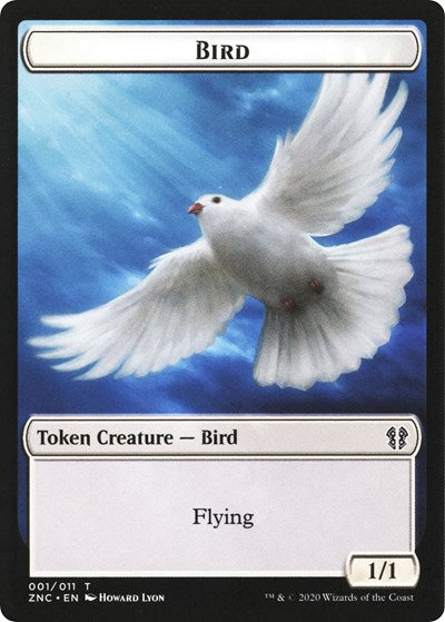 Bird // Kor Ally Double-sided Token [Commander: Zendikar Rising] | Tacoma Games