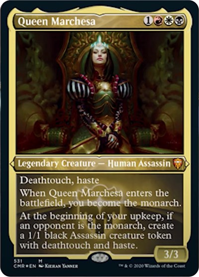 Queen Marchesa (Foil Etched) [Commander Legends] | Tacoma Games