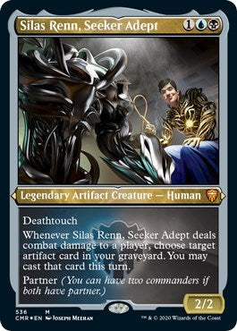 Silas Renn, Seeker Adept (Foil Etched) [Commander Legends] | Tacoma Games