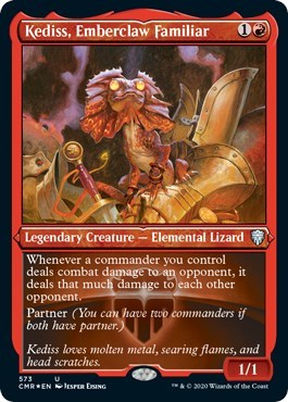 Kediss, Emberclaw Familiar (Foil Etched) [Commander Legends] | Tacoma Games