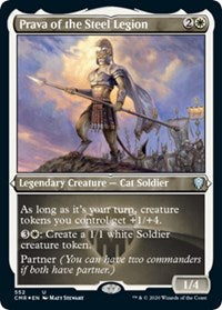 Prava of the Steel Legion (Foil Etched) [Commander Legends] | Tacoma Games