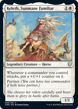 Keleth, Sunmane Familiar [Commander Legends] | Tacoma Games