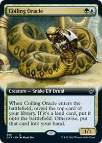 Coiling Oracle (Extended Art) [Commander Legends] | Tacoma Games