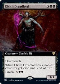 Elvish Dreadlord (Extended Art) [Commander Legends] | Tacoma Games