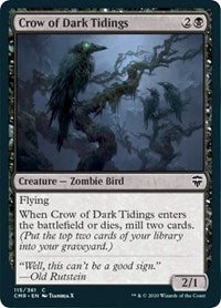 Crow of Dark Tidings [Commander Legends] | Tacoma Games