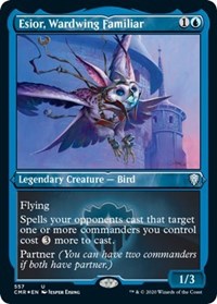 Esior Wardwing Familiar (Foil Etched) [Commander Legends] | Tacoma Games
