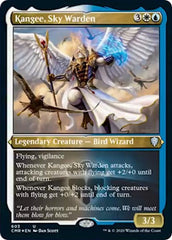 Kangee, Sky Warden (Foil Etched) [Commander Legends] | Tacoma Games