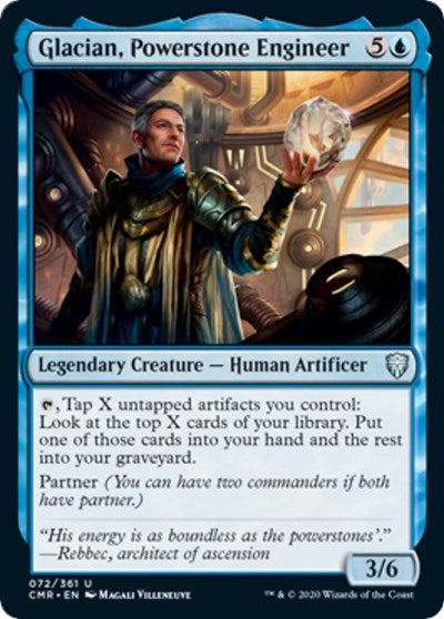 Glacian, Powerstone Engineer [Commander Legends] | Tacoma Games