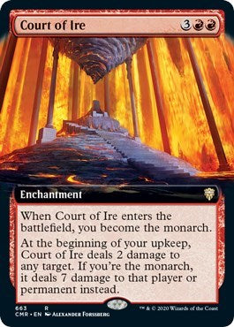 Court of Ire (Extended Art) [Commander Legends] | Tacoma Games