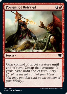 Portent of Betrayal [Commander Legends] | Tacoma Games