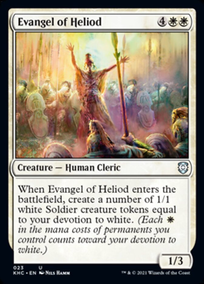 Evangel of Heliod [Kaldheim Commander] | Tacoma Games