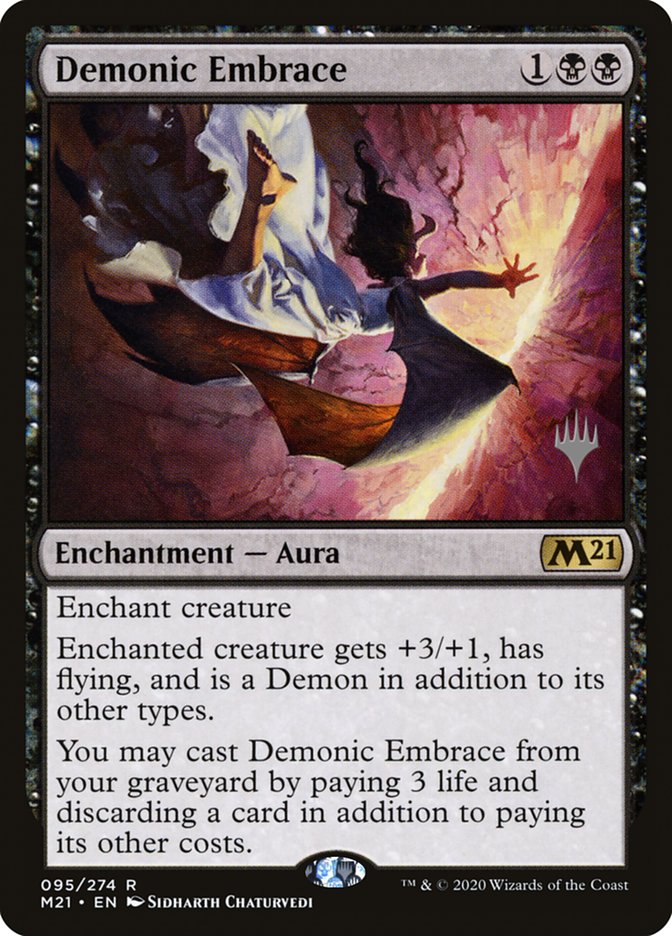 Demonic Embrace (Promo Pack) [Core Set 2021 Promos] | Tacoma Games