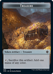 Treasure // Treasure Double-Sided Token [Starter Commander Decks] | Tacoma Games