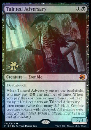 Tainted Adversary [Innistrad: Midnight Hunt Prerelease Promos] | Tacoma Games