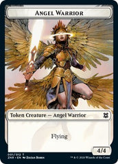 Angel Warrior // Shark Double-sided Token (Challenger 2021) [Unique and Miscellaneous Promos] | Tacoma Games