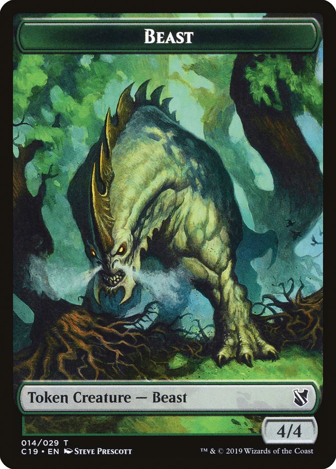 Beast (014/029) [Commander 2019 Tokens] | Tacoma Games