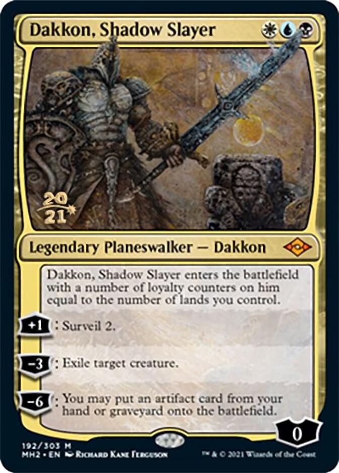 Dakkon, Shadow Slayer [Modern Horizons 2 Prerelease Promos] | Tacoma Games