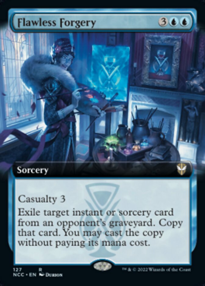 Flawless Forgery (Extended Art) [Streets of New Capenna Commander] | Tacoma Games