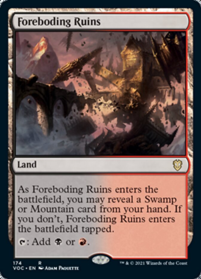 Foreboding Ruins [Innistrad: Crimson Vow Commander] | Tacoma Games