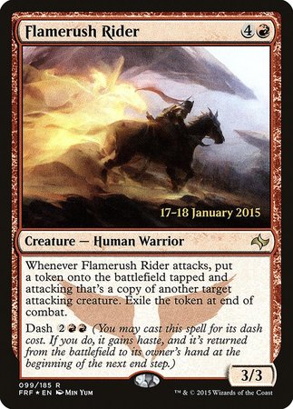Flamerush Rider [Fate Reforged Promos] | Tacoma Games