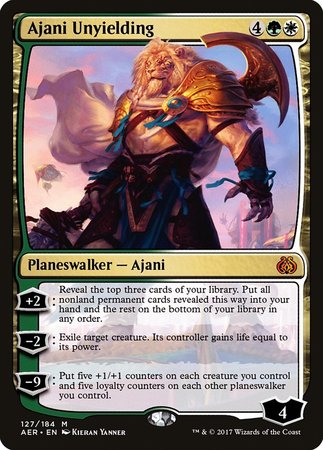 Ajani Unyielding [Aether Revolt] | Tacoma Games