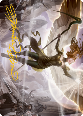 Sigarda's Splendor Art Card (Gold-Stamped Signature) [Innistrad: Midnight Hunt Art Series] | Tacoma Games