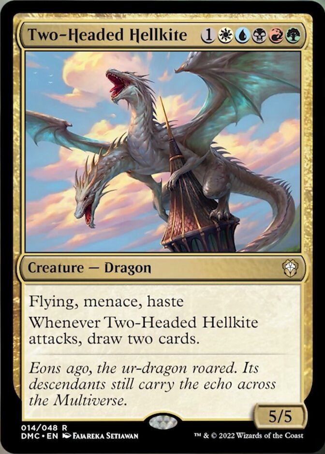 Two-Headed Hellkite [Dominaria United Commander] | Tacoma Games