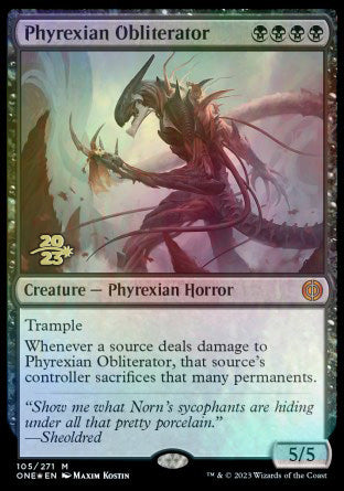 Phyrexian Obliterator [Phyrexia: All Will Be One Prerelease Promos] | Tacoma Games