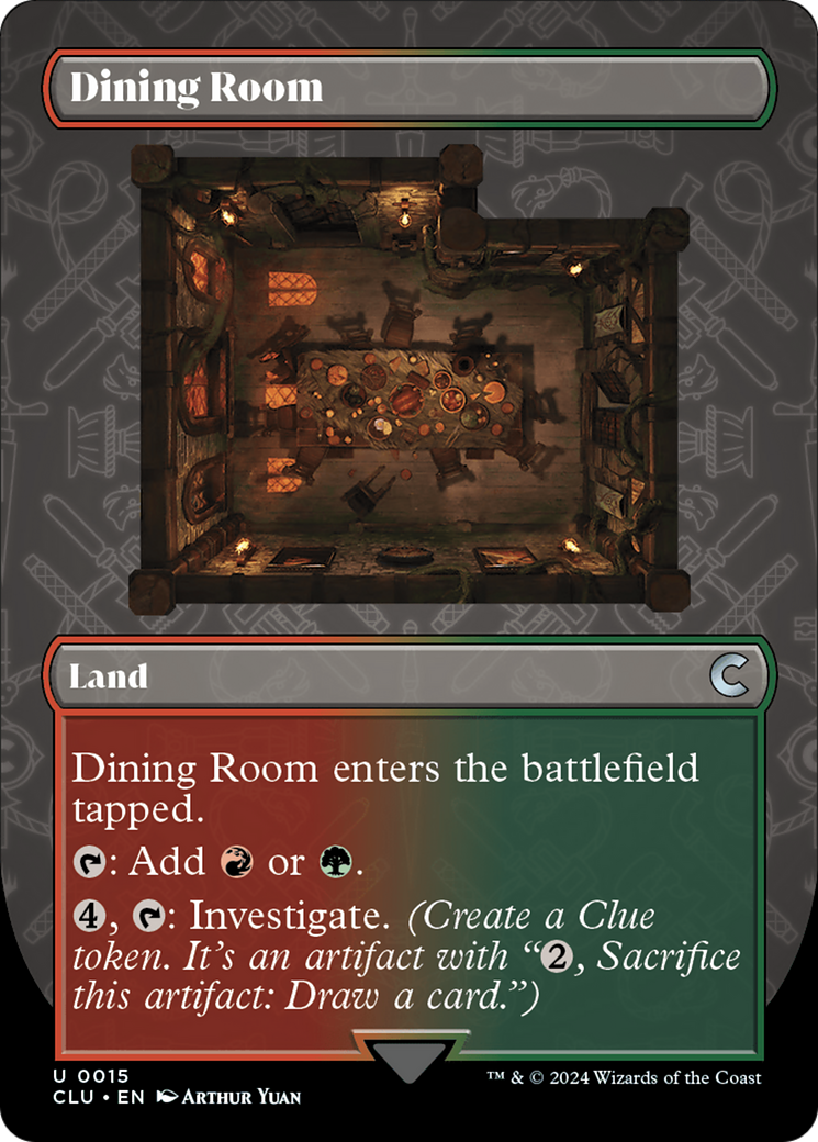 Dining Room (Borderless) [Ravnica: Clue Edition] | Tacoma Games