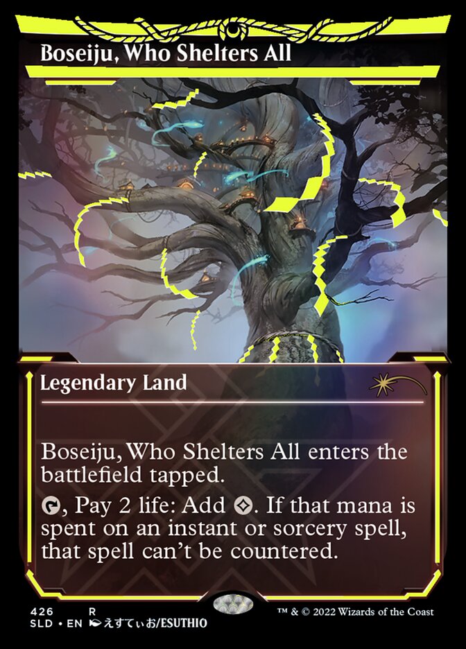 Boseiju, Who Shelters All (Neon Ink Yellow) [Secret Lair Drop Series] | Tacoma Games